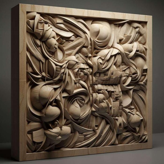 نموذج ثلاثي الأبعاد لآلة CNC 3D Art 